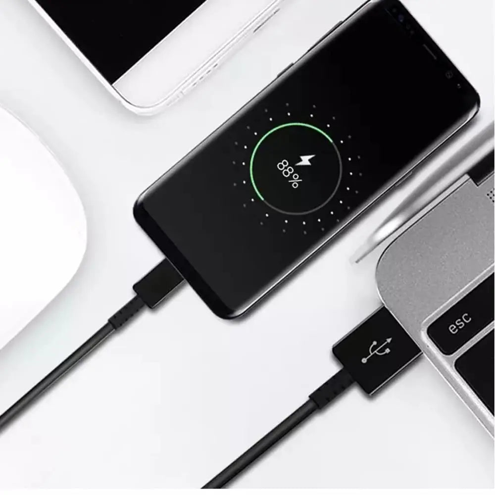 Cablu date / incarcare USB - A - Tip - C DAO, 25W, 1m, negru, GP - TOU021RFABW - DAO Shop