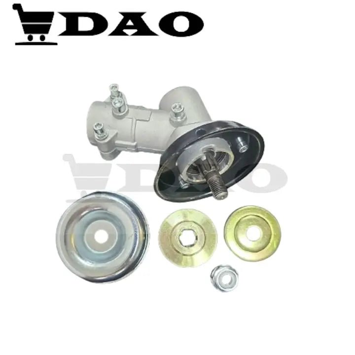 Angrenaj unghiular profesional, cap motocoasa DAO 9caneluri, teava 28mm, flansa mare, suruburi montaj incluse - DAO Shop