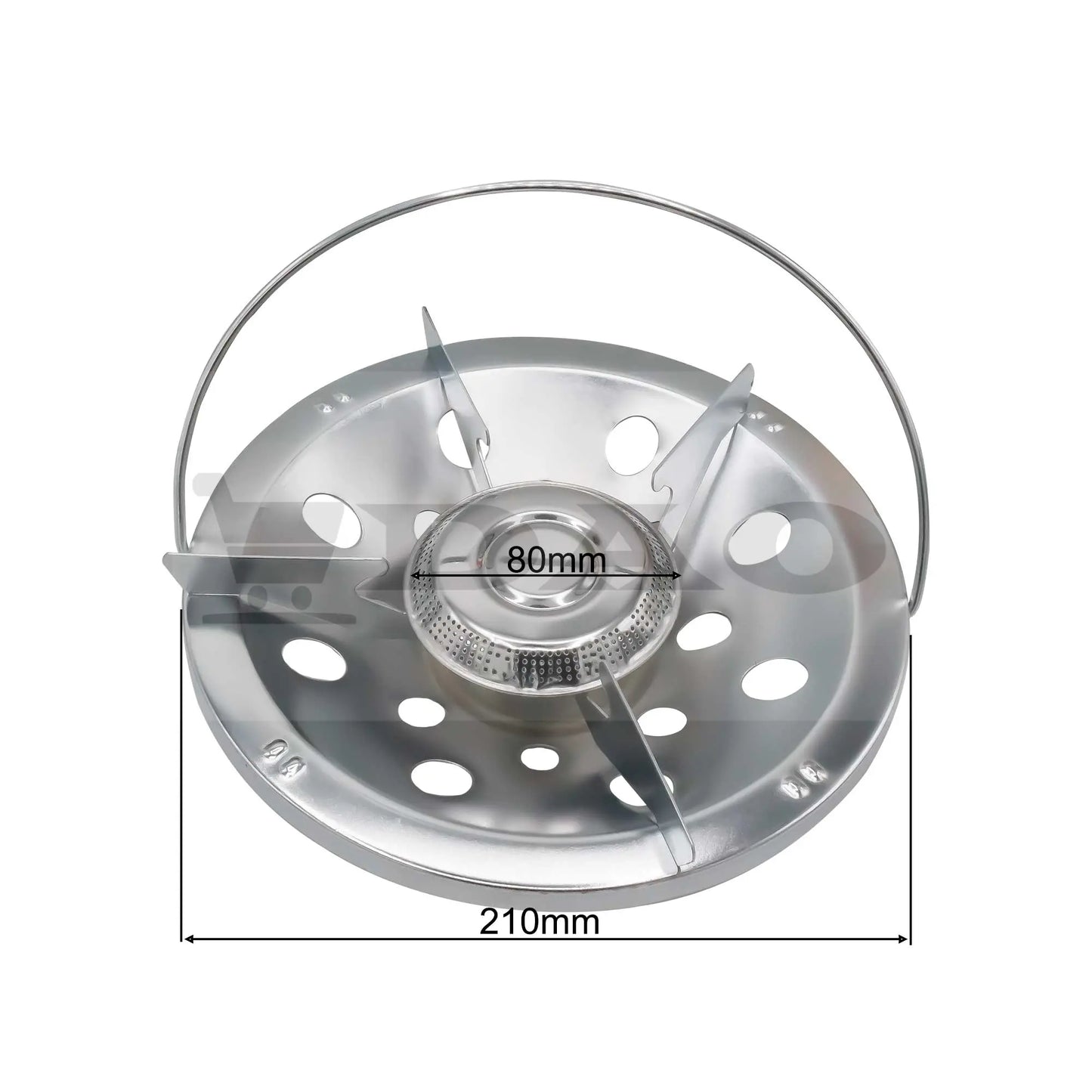 Arzator butelie Romania, palarie 210mm metal, focar 80mm Camping Gaz - DAO Shop