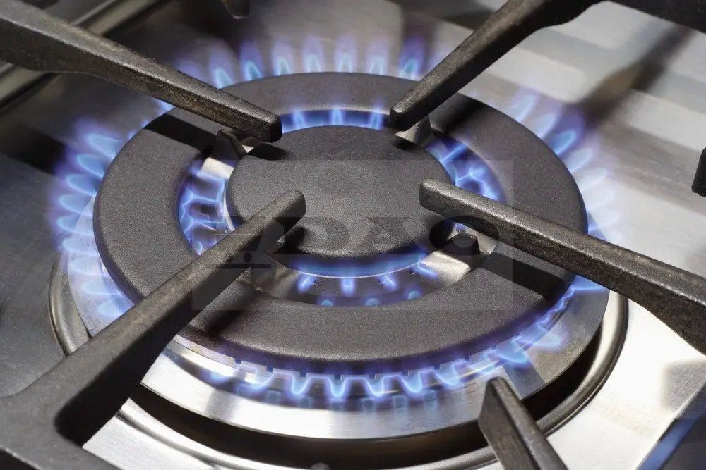 Arzator dublu - flacara WOK, 3.5KW, Sabaf, 4 piese, aluminiu - DAO Shop