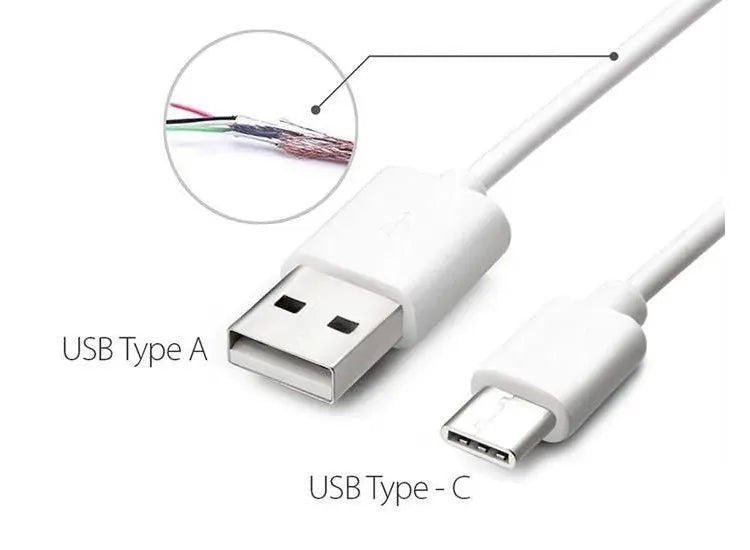 Cablu incarcare / date DAO, USB Type - C, Fast Charge, 1m, Alb - DAO Shop