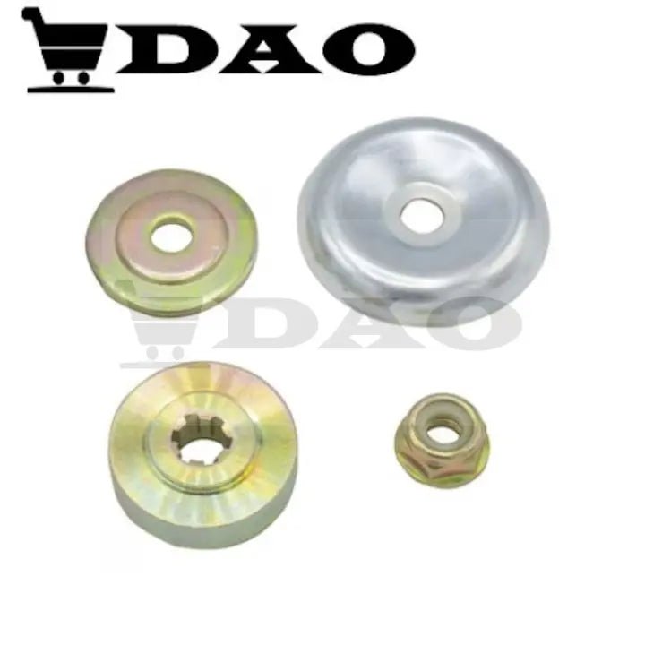 Kit reparatie 4piese angrenaj unghiular motocoasa, set flansa, saiba, piulita DAO - DAO Shop