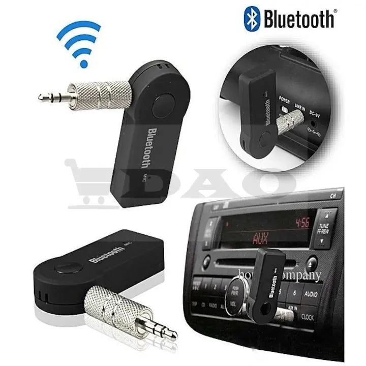 Modulator bluetooth DAO ,receptor audio , adaptor Jack 3.5mm, stereo handsfree auto MP3 - DAO Shop