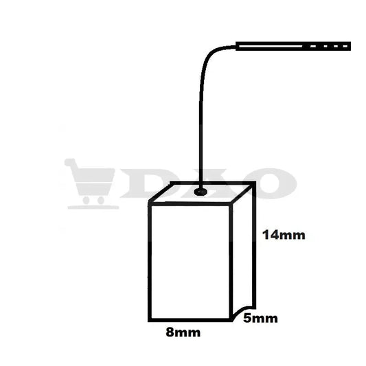 Perii colectoare DAO, 8x5x14mm, papuc tata lung, carbon - grafit, A4 - DAO Shop