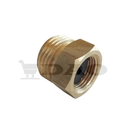 Reductie adaptor DAO, de la 3/8 stanga la 1/2 romanesc stanga, alama, compatibila butelii voiaj Polonia - DAO Shop