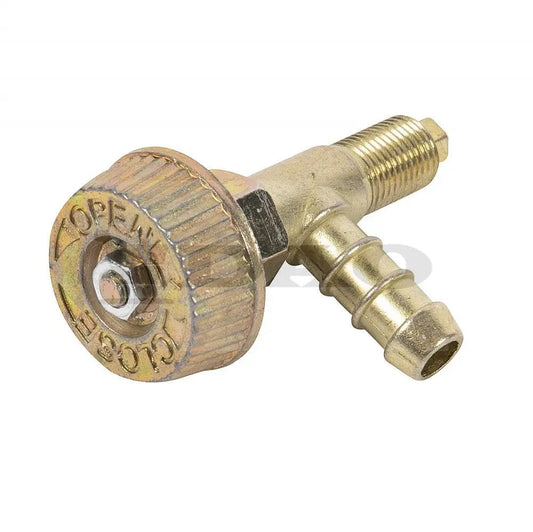 Robinet gaz pirostie, piulita fixare inclusa, alama - DAO Shop