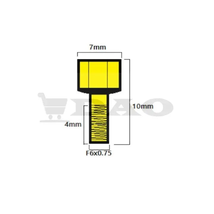 Set 12 duze instant apa / boiler DAO, filet 6 x0.75, conversie Gaz metan - Butelie, gaura 0.70, alama - DAO Shop