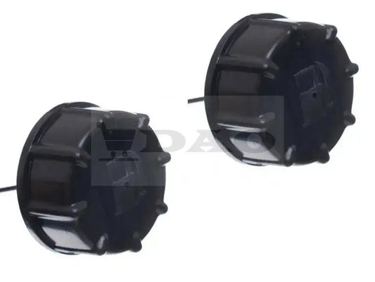 Set 2 bucati buson rezervor benzina motocoasa, 34mm, cu supapa, plastic, negru, DAO - DAO Shop