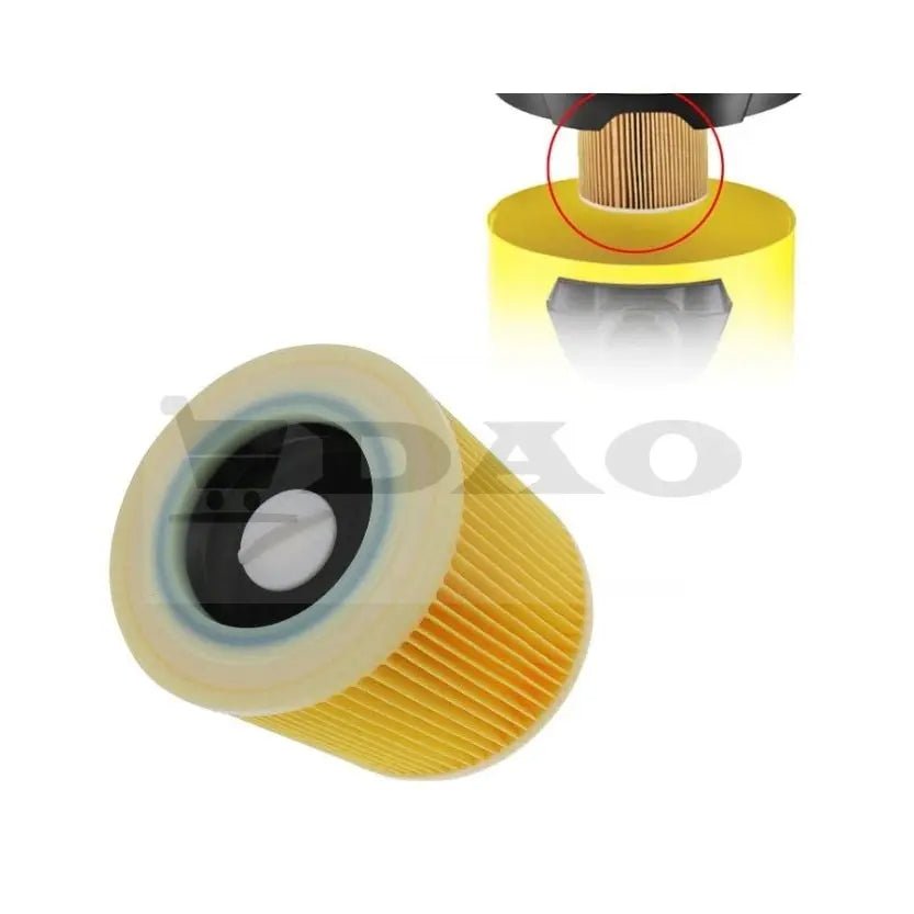 Set 2 cartuse filtru aer DAO compatibile aspiratoare Karcher WD1, WD2, WD3, SE4001, SE4002 - DAO Shop