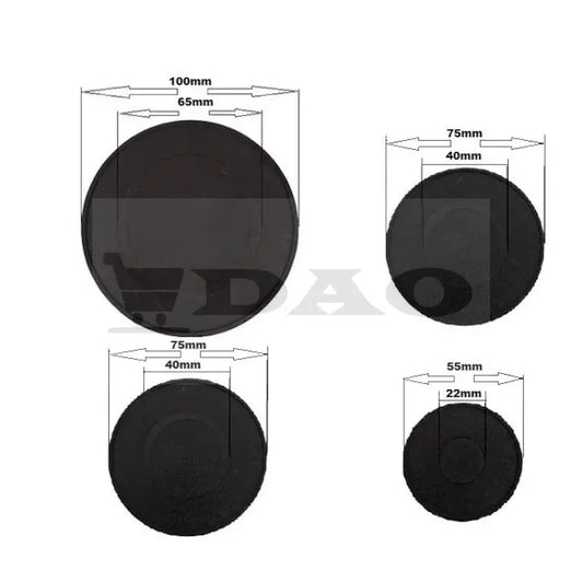 Set 4 capace arzator aragaz compatibil Arctic, Beko - DAO Shop