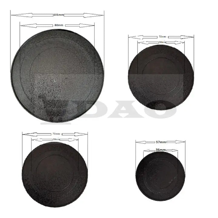 Set 4 capace arzator aragaz compatibil ZANUSSI, ELECTROLUX - DAO Shop