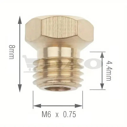 Set 5 duze aragaz DAO, filet 6 x0.75, conversie butelie - gaz metan de retea, alama - DAO Shop