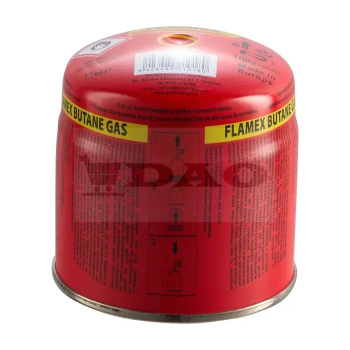 Butelie gaz, Flamex Camping, 190 g, set 4 bucati - DAO Shop