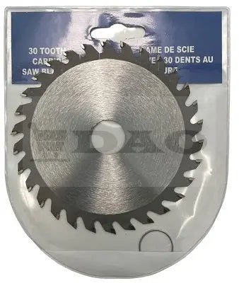 Disc de taiat pentru lemn, cu carburi, DAO, 125mmx30dintix22.23mm, inel reductor inclus, argintiu - DAO Shop