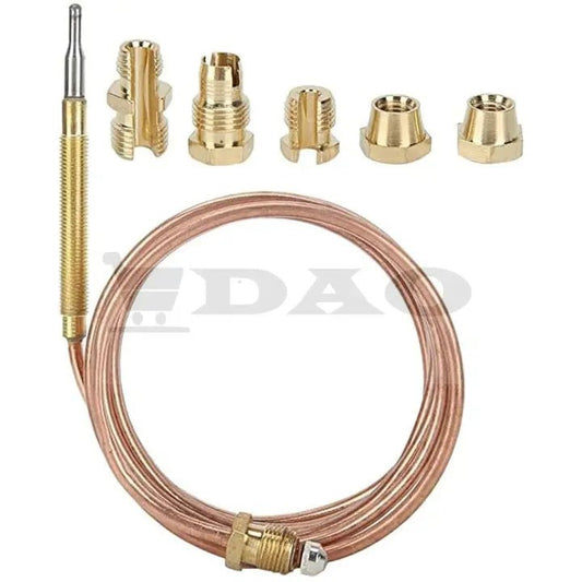 Termocupla universala DAO, senzor prezenta flacara, 120cm, 4 piulite adaptoare - DAO Shop