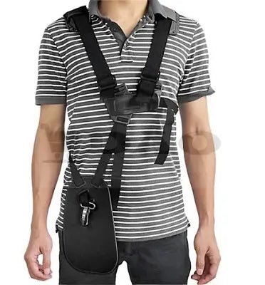 Ham motocoasa DAO, profesional, ajustabil talie si inaltime, negru, protectie umeri si sold - DAO Shop