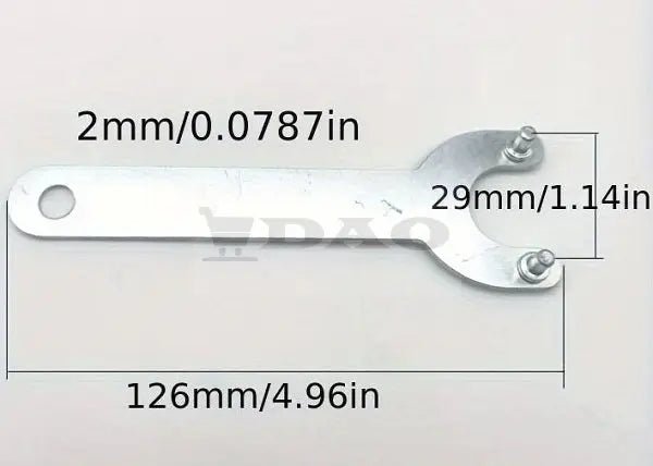 Piulita flex cu flansa universala,3 piese, flanse polizor unghiular cu cheie montaj inclusa - DAO Shop