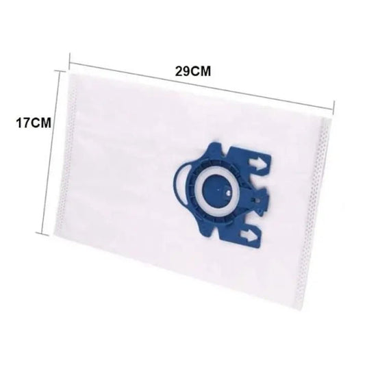 Set 5 saci sintetici DAO compatibili aspirator Miele 3D Complete C3 C2 Classic C1, Hoover, textil, alb, 17x29cm - DAO Shop