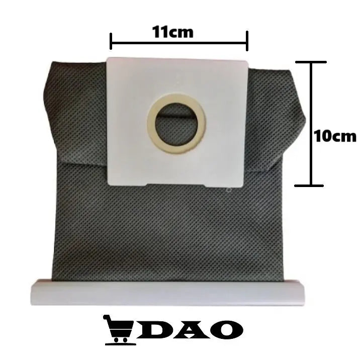 Set 5 universali pentru aspirator, DAO , material textil, lavabil, refolosibil, gri - DAO Shop