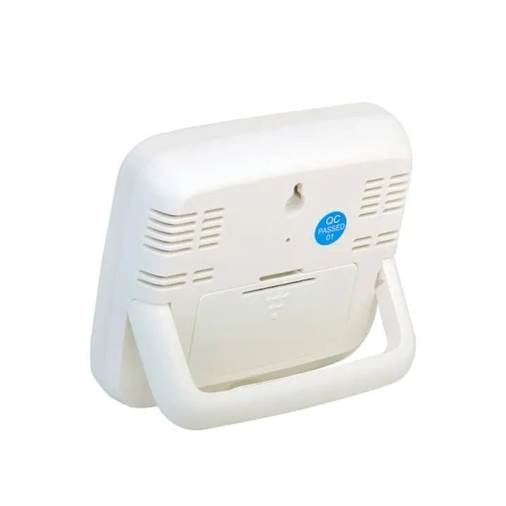 Termometru de camera DAO CX0828 lumina de fundal, alb, 8.8x7.8x2cm, functie de umiditate, indicator de data si ora - DAO Shop