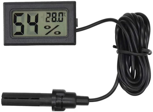 Termometru higrometru cu sonda DAO®, senzor 1 metru, baterii incluse - DAO Shop