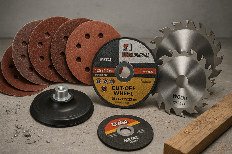 Discuri de taiat lemn, metal, beton, caramida, smilgher diferite marimi si granulatii - DAO Shop