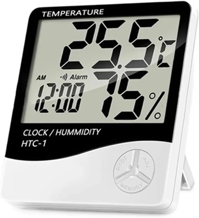 Termometru HTC1 higrometru digital DAO, ecran LCD, temperatura, umiditate, calendar, alarma - DAO Shop