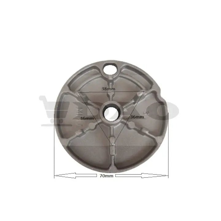 Arzator aragaz DAO 2KW, mijlociu 75mm, compatibil Zanussi Electrolux - DAO Shop