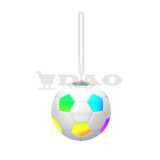 Boxa Portabila Bluetooth Forma Minge de Fotbal cu Lumini RGB LED, Card TF si Radio FM DAO Shop