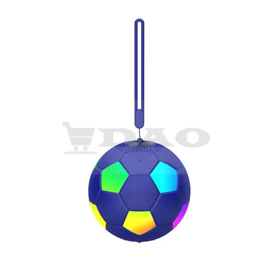 Boxa Portabila Bluetooth Forma Minge de Fotbal cu Lumini RGB LED, Card TF si Radio FM DAO Shop