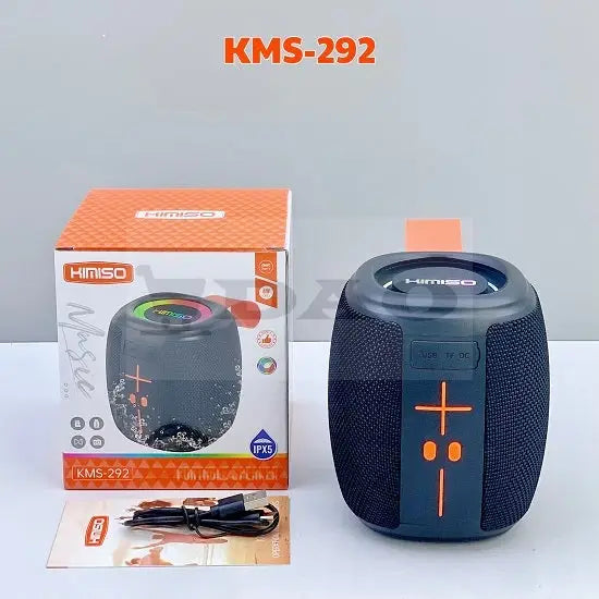 Boxa Portabila Bluetooth cu Lumini RGB LED, KMS-292 Radio FM, Port USB si Card Memorie DAO Shop