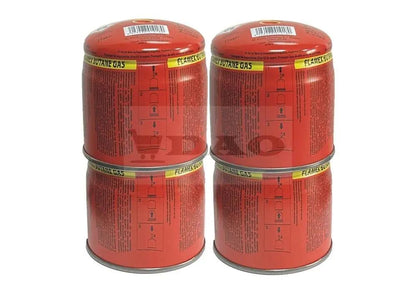 Butelie gaz, Flamex Camping, 190 g, set 4 bucati - DAO Shop