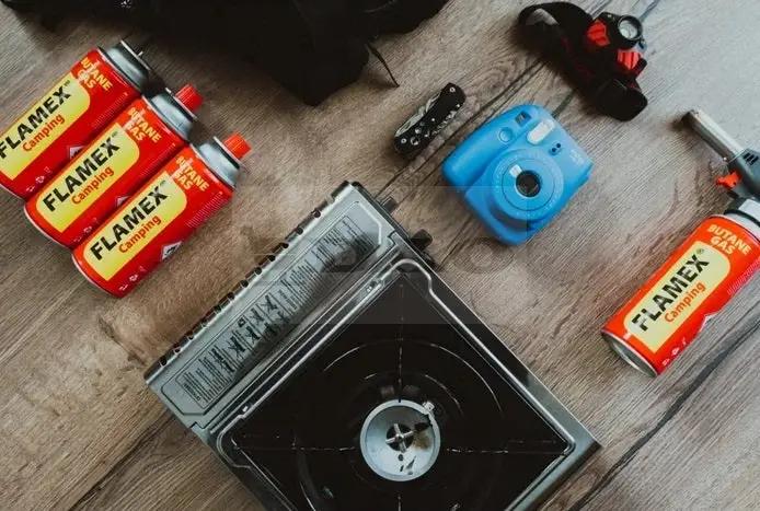 Butelie gaz, Flamex Camping, 227 g, set 2 bucati DAO Shop