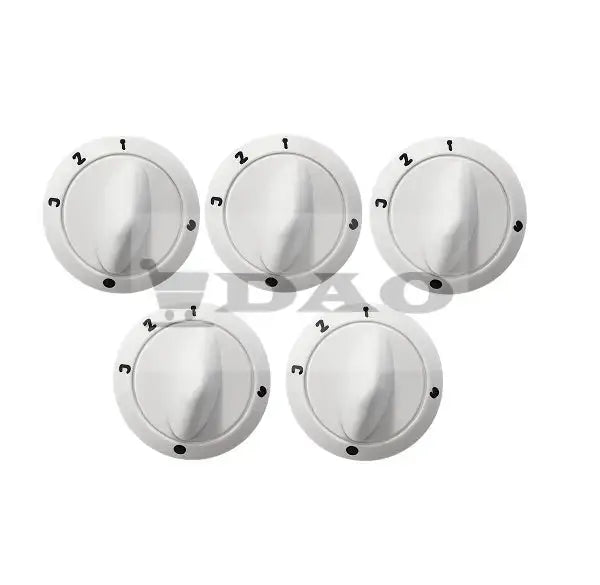 Butoane aragaz compatibile ARCTIC, gaura 6mm, cu inel metalic, DAO, set 5 bucati - DAO Shop