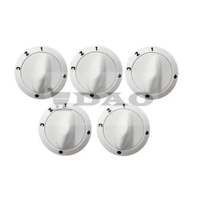 Butoane aragaz compatibile ARCTIC, gaura 6mm, cu inel metalic, DAO, set 5 bucati - DAO Shop