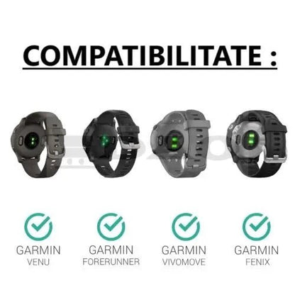 Cablu de incarcare DAO, compatibil GARMIN Fenix, Vivomove, Forerunner, Venu, cu 4 pini , 1metru, negru - DAO Shop