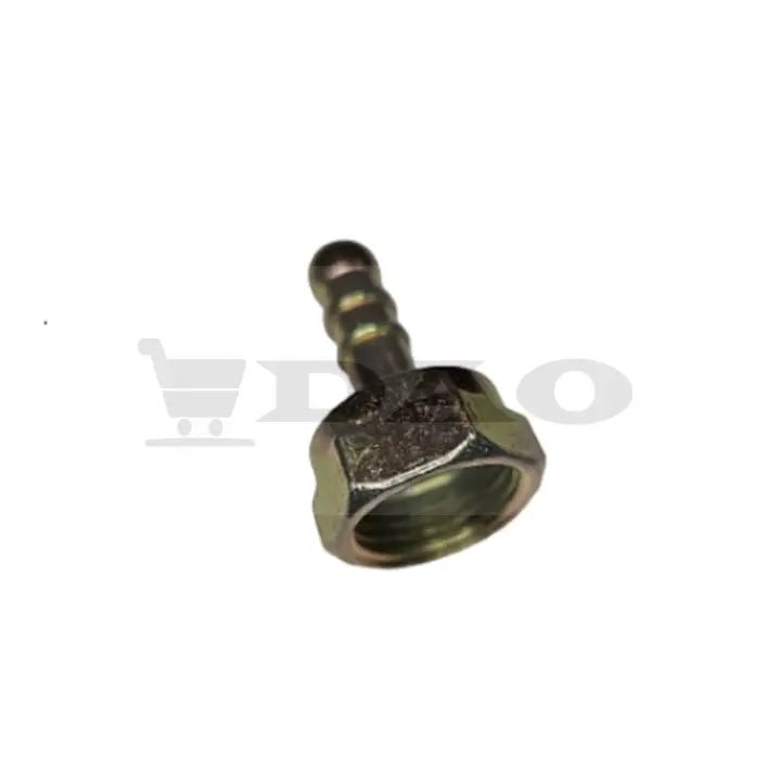Cot racord drept, spate aragaz, 1/2 DAO, galvanizat, adaptor furtun butelie - DAO Shop