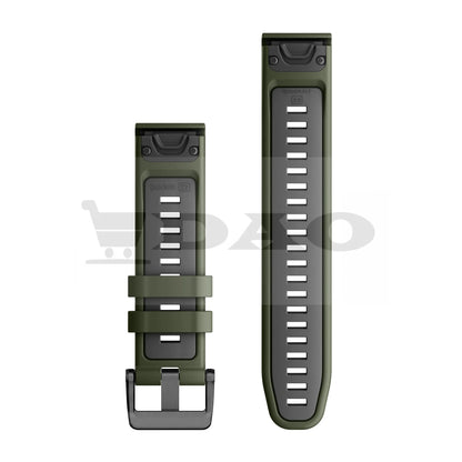 Curea din silicon gri DAO, 22mm, sistem QuickFit, 2 surubelnite incluse, compatibila Samsung, Huawei, Amazfir, Garmin, Xiaomi - DAO Shop