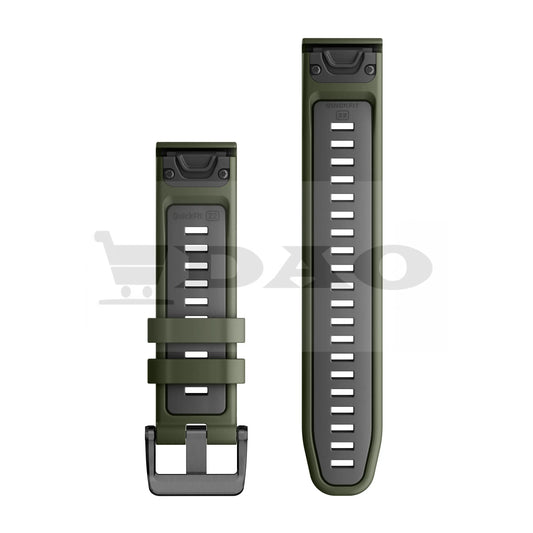 Curea din silicon gri DAO, 22mm, sistem QuickFit, 2 surubelnite incluse, compatibila Samsung, Huawei, Amazfir, Garmin, Xiaomi - DAO Shop