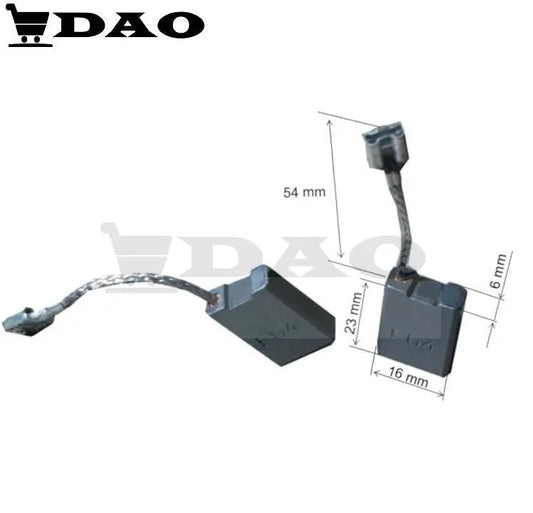 Perii colectoare DAO , carbuni motor electric pentru BOSCH 1607014171, 6x16x21mm, 2 buc/set, B29 - DAO Shop