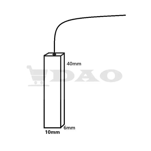Perii colectoare DAO, 10x6,3x40mm, cu fir, carbon - grafit, C1, aspiratoare si masini de spalat - DAO Shop