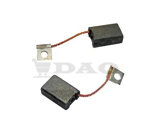 Perii colectoare DAO, 10x6x20 mm, cu papuc pentru surub, carbon - grafit, D7 - DAO Shop