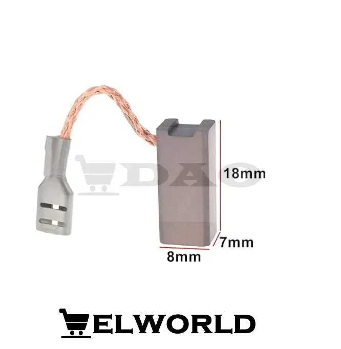 Perii colectoare E6, set 4 bucati pentru BOSCH GBH 18V - 20, GBH 180 - LI, GBH 18V - 20 , 1619P14345 7x8x18 - DAO Shop