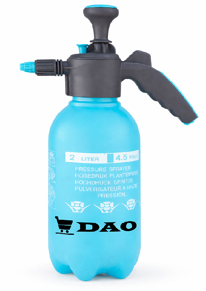 Pompa de stropit manuala 2L sub presiune – stropitor plante cu pompa, rezervor rezistent, DAO DAO Shop