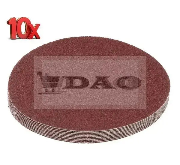 Smirghel cu scai DAO, 125mm, granulatie 150, rosu, set 10bucati - DAO Shop