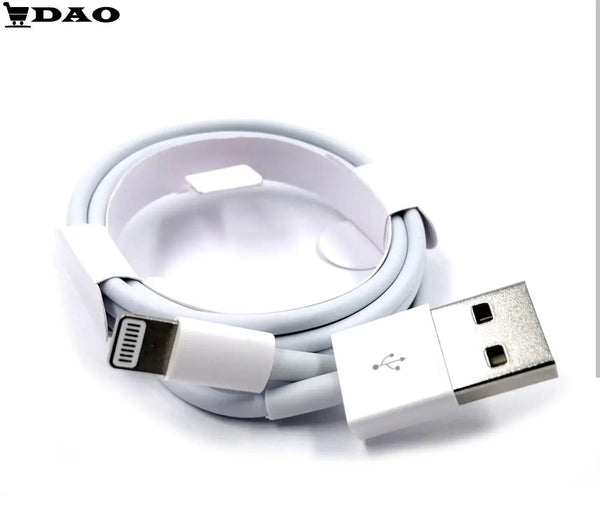 Cablu de incarcare / date DAO compatibil Apple Lightning - USB - A , fast - charge, alb - DAO Shop