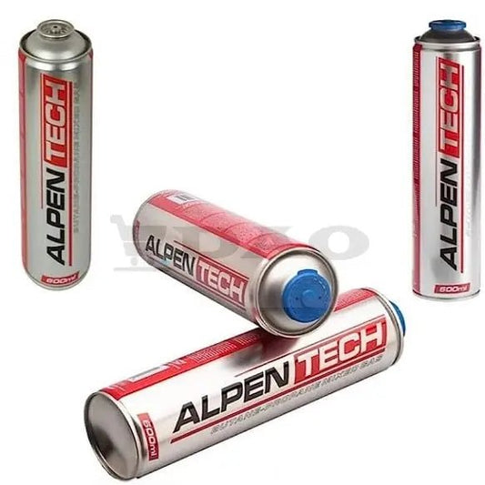 Butelie gaz, cu valva 7/16, 600ml, 330 g, Alpentech - DAO Shop