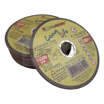 Disc LUGA Authentic LongLife, diametru 115mm, grosime 1, 0mm, gaura 22, 23mm, metal INOX otel - DAO Shop