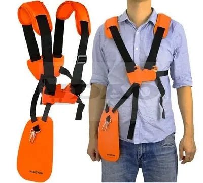 Ham motocoasa DAO, profesional, ajustabil talie si inaltime, portocaliu, protectie umeri si sold - DAO Shop