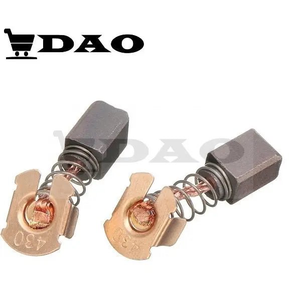 Perii colectoare DAO, 7x7,5x13 mm CB430, cu arc, carbon - cupru, , E1, 191971 - 3 DGA452 - DAO Shop